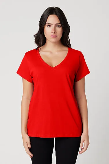 Cotton Heritage Women's Vneck T-shirt