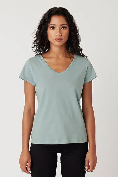 Cotton Heritage Women's Vneck T-shirt