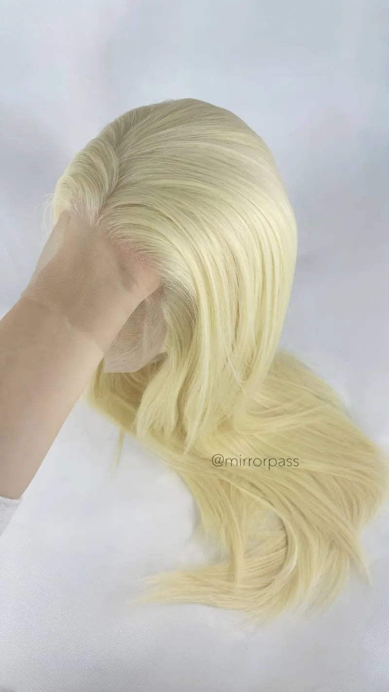 Cowboy ii Blonde｜ Pre-Plucked Heat-resistant Synthetic Swiss Lace Front Wig