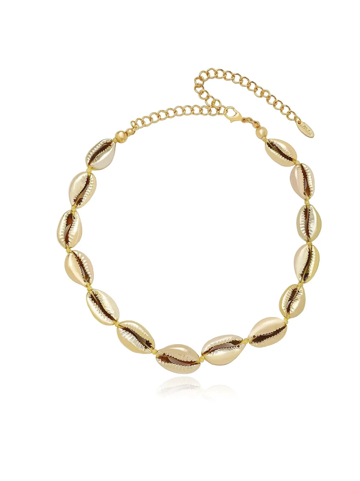 Cowrie Shell 18k Gold Plated Necklace