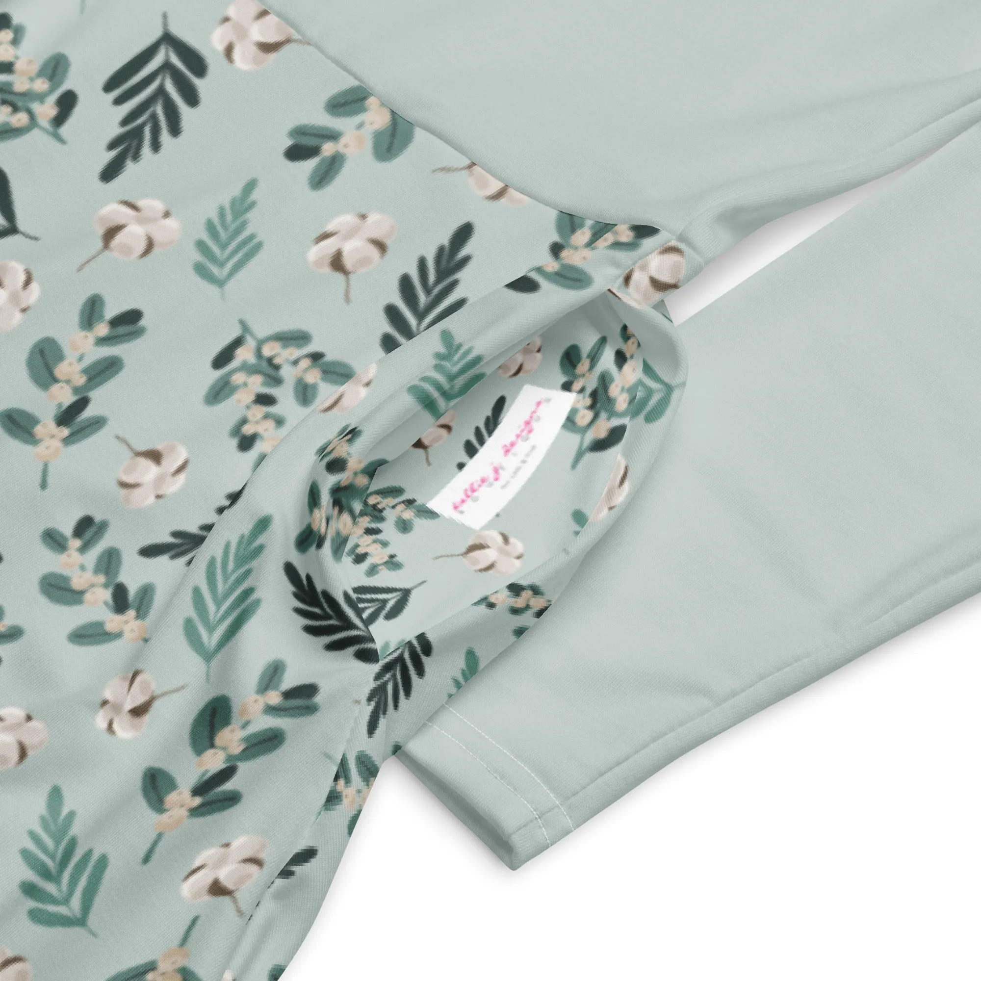 Cozy Christmas Floral Midi Dress (S-6XL)