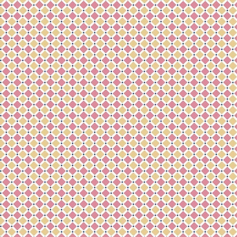 Cozy Christmas Square in Pink by Lori Holt for Riley Blake Designs