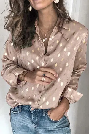 Cozy Oversize Long Sleeve Lapel Top