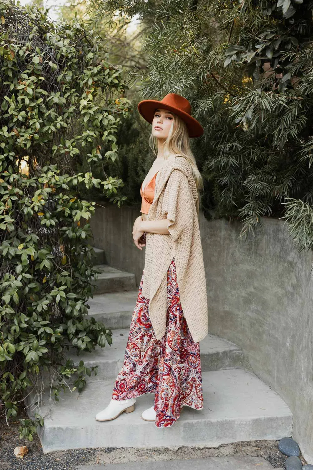 Cozy Soft Waffle Hooded Ruana - 4 colors