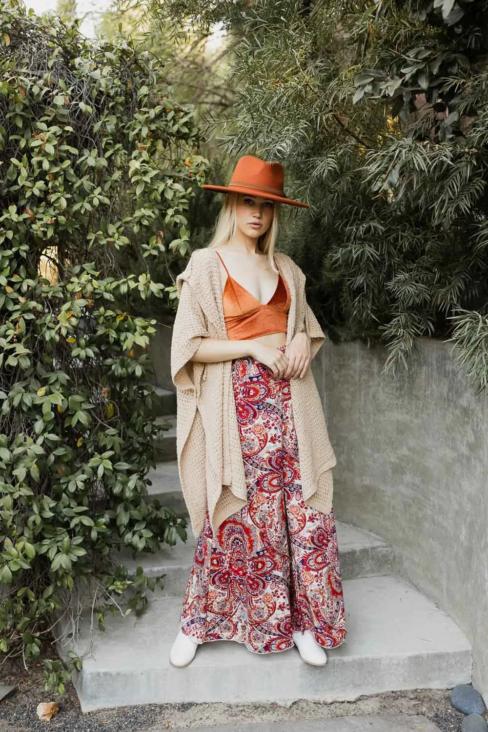 Cozy Soft Waffle Hooded Ruana - 4 colors