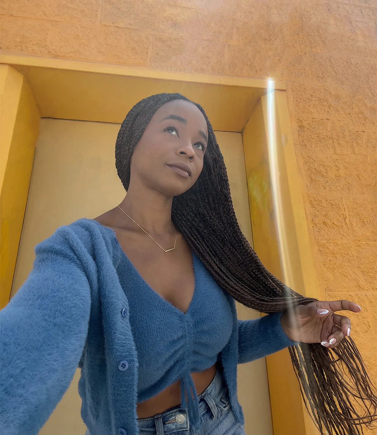 Cozy Up Fuzzy 2PC Set(Deep Blue)