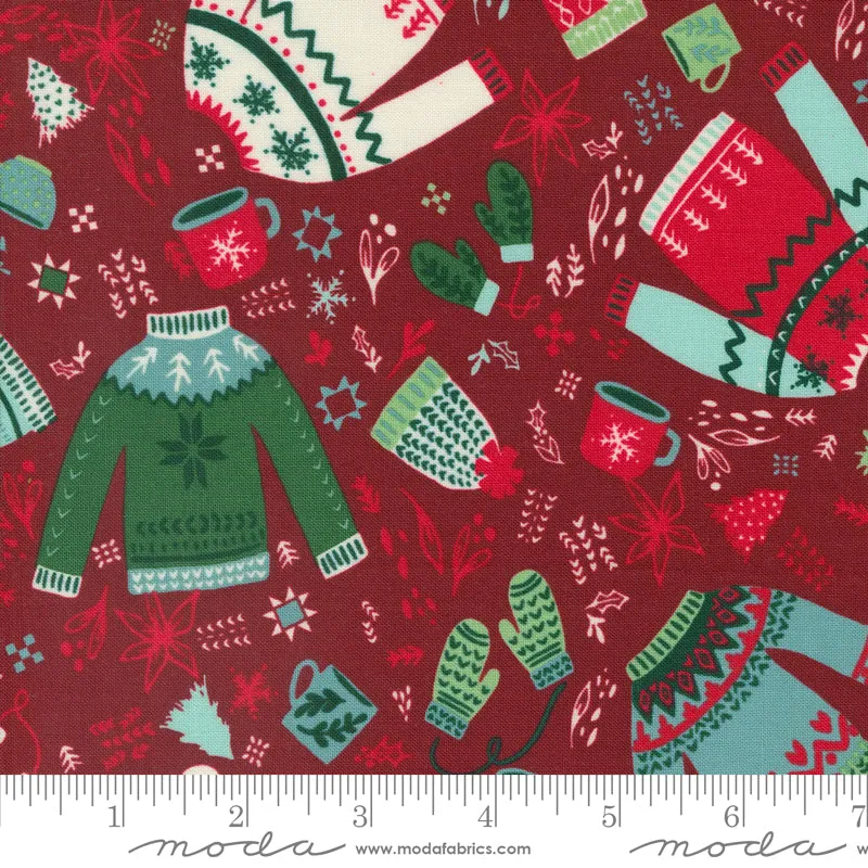 Cozy Wonderland, Cozy Please in Burgundy