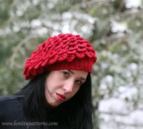 Crocodile Slouchy Beret