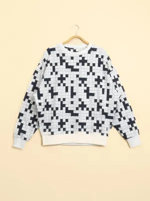 Crossword Sweater Unisex
