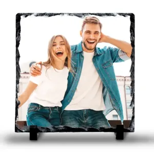 Custom Personalised Photo Slate - Perfect Keepsake Gift