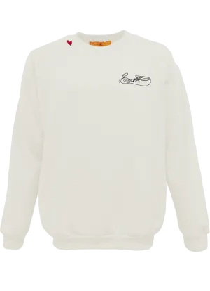 Custom Signed With Love Unisex Crew Pullover