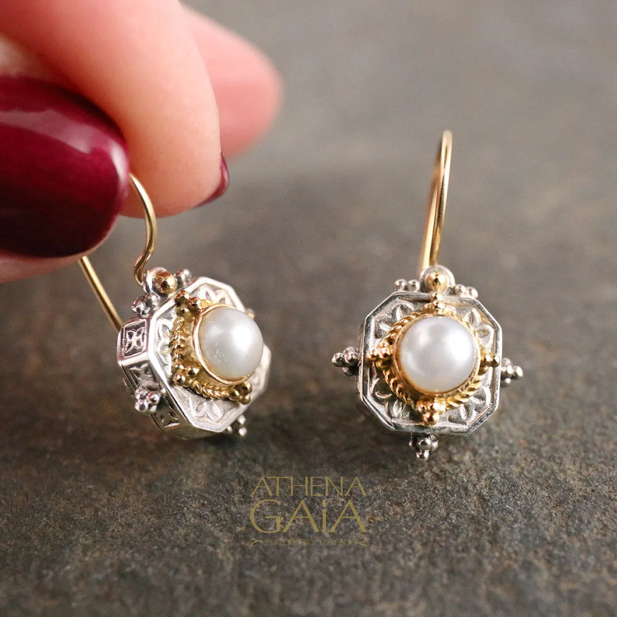 Cyclades Square Earrings