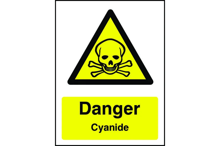 Danger Cyanide Sign