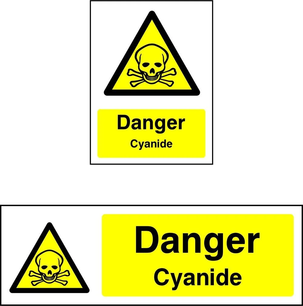 Danger Cyanide Sign