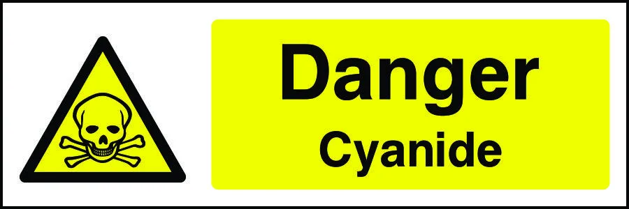 Danger Cyanide Sign