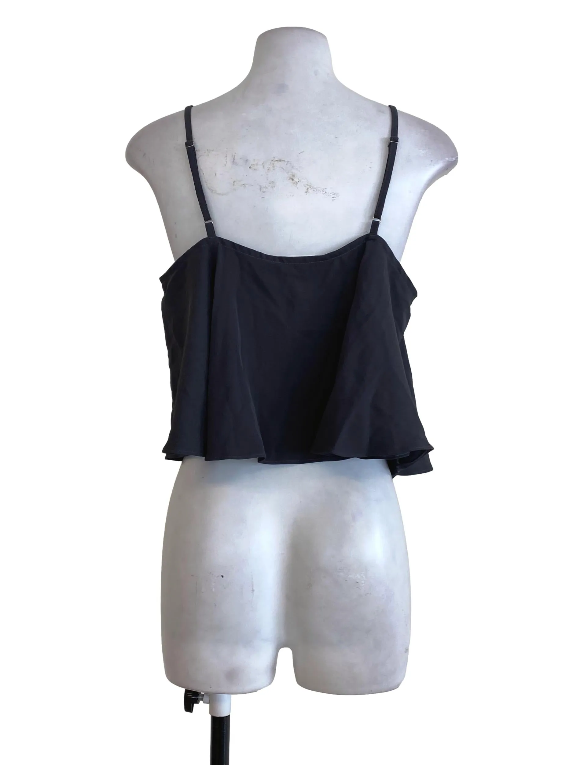 Dark Grey Layered Top
