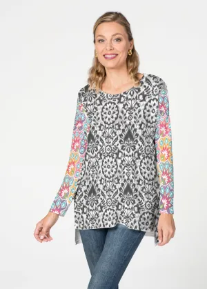 Darling Geo (13382) ~ Slouchy Butterknit Top