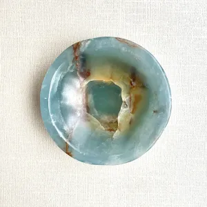 Dawn Blue Onyx dish