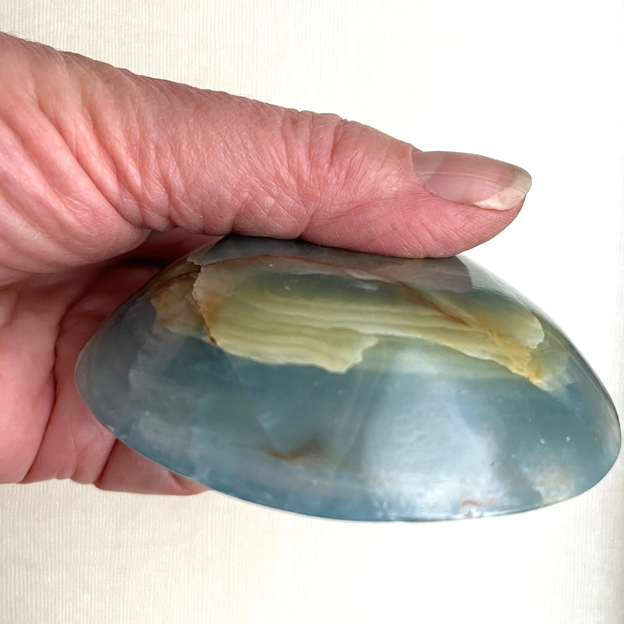 Dawn Blue Onyx dish