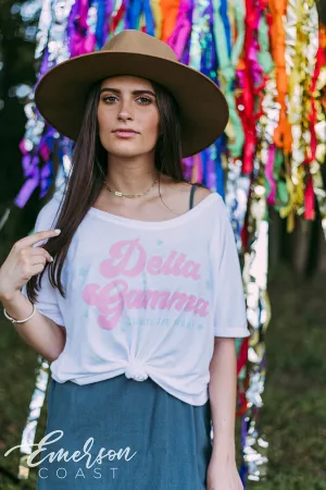 Delta Gamma Service For Sight Slouchy Tee
