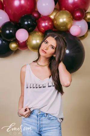 Delta Zeta Slouchy Tank