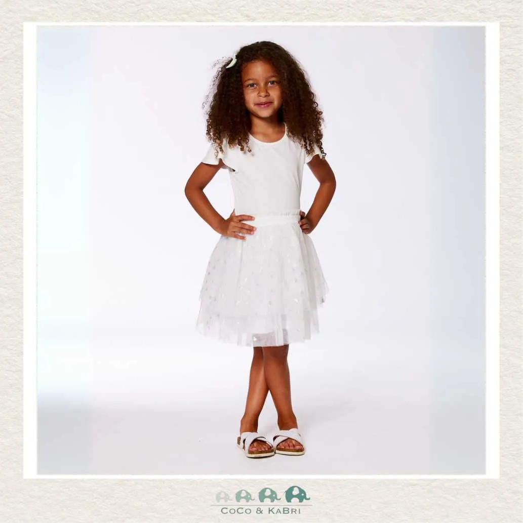 Deux Par Deux Textured Knit Dress - Glitter Hearts Skirt