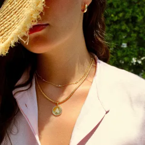 Diamond Initial Necklace