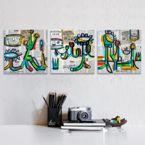 Discovery And The Endless Journey - Lebo Steel Mineral Print Set