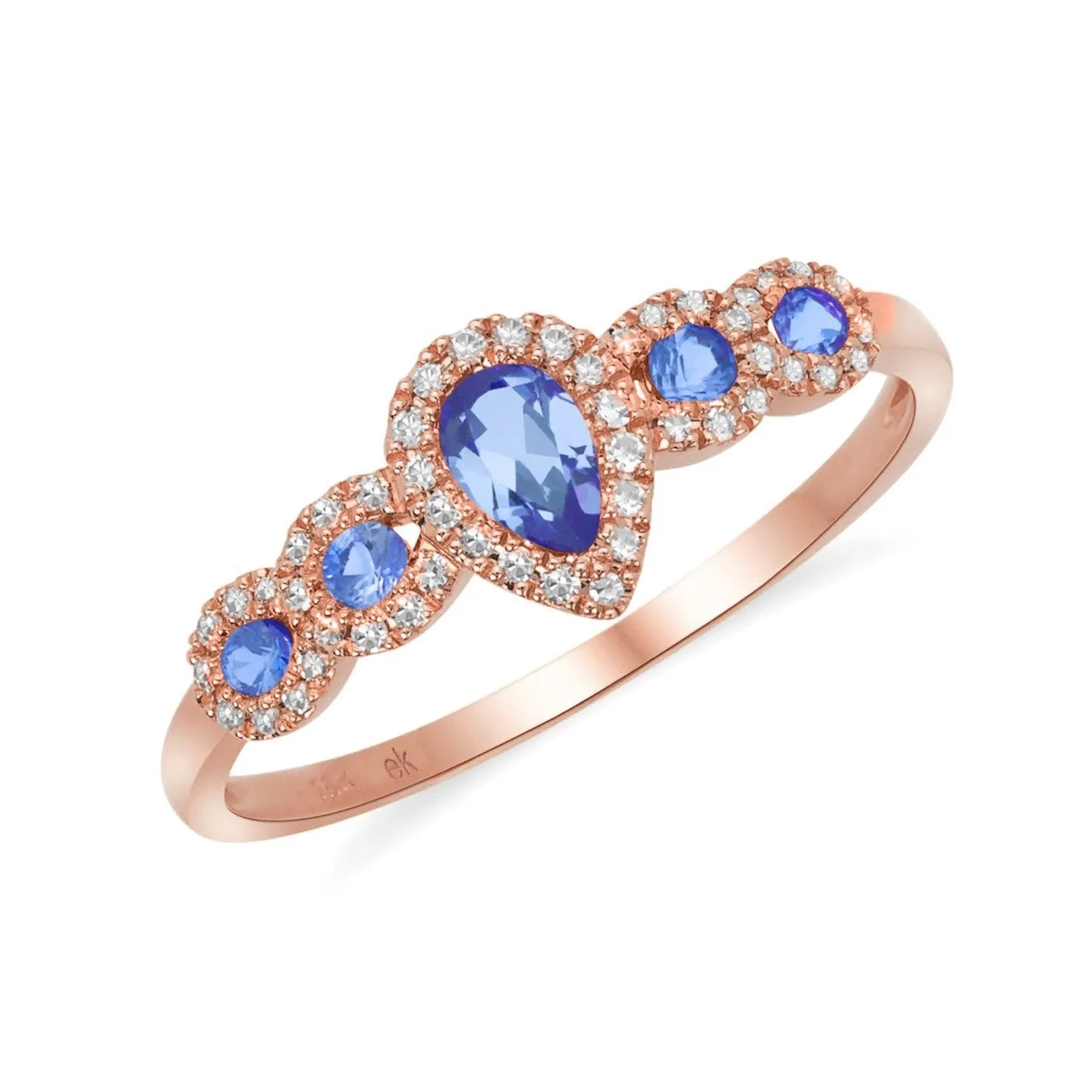 Divine Blue Topaz Ring