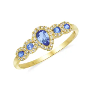 Divine Blue Topaz Ring