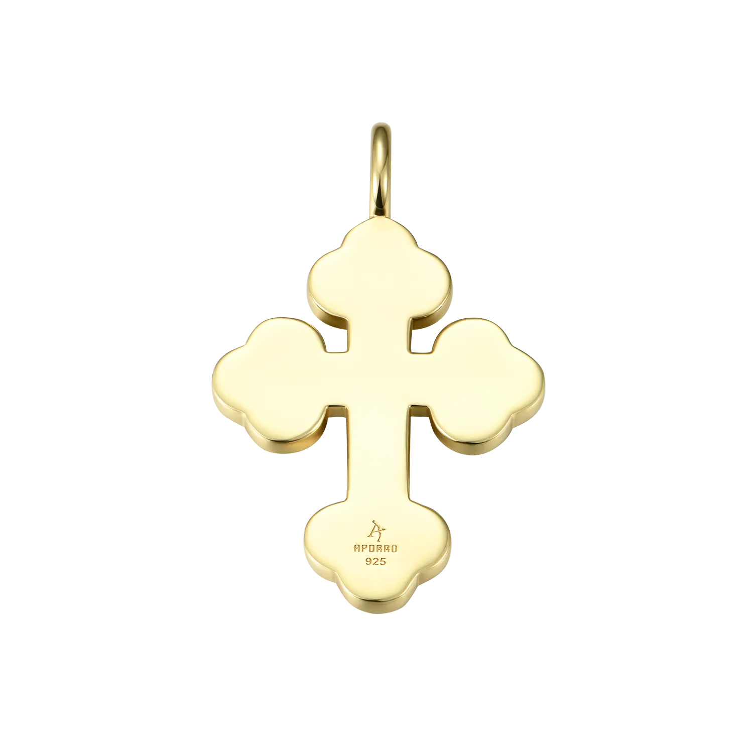 Double-Layered Bottoni Cross Pendant