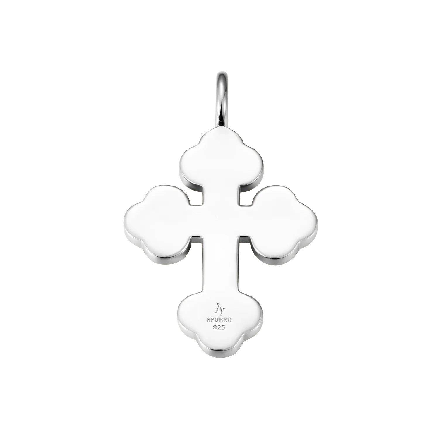 Double-Layered Bottoni Cross Pendant