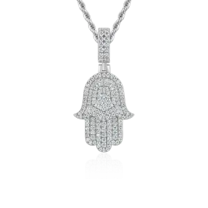 Double-Layered Hamsa Pendant