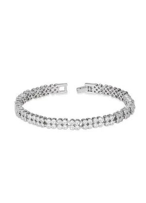 Double Layered Tennis Bracelet