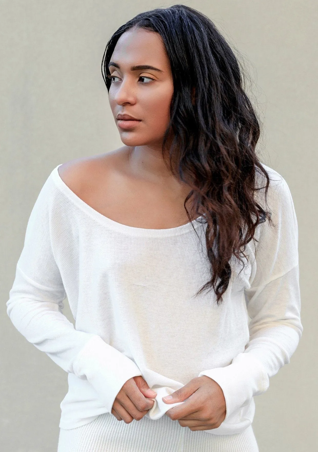 Downward Dog Open Back Thermal Top