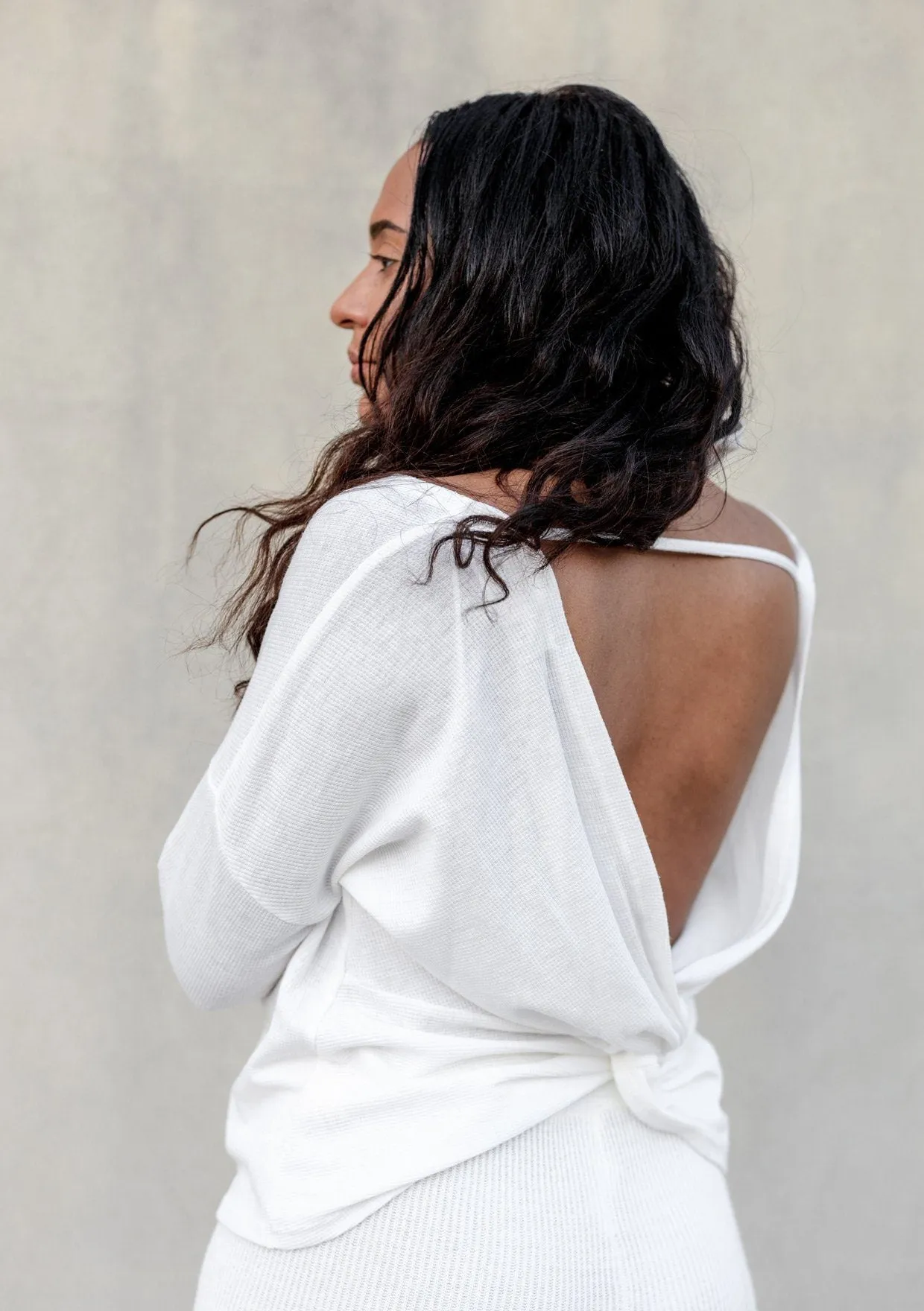 Downward Dog Open Back Thermal Top