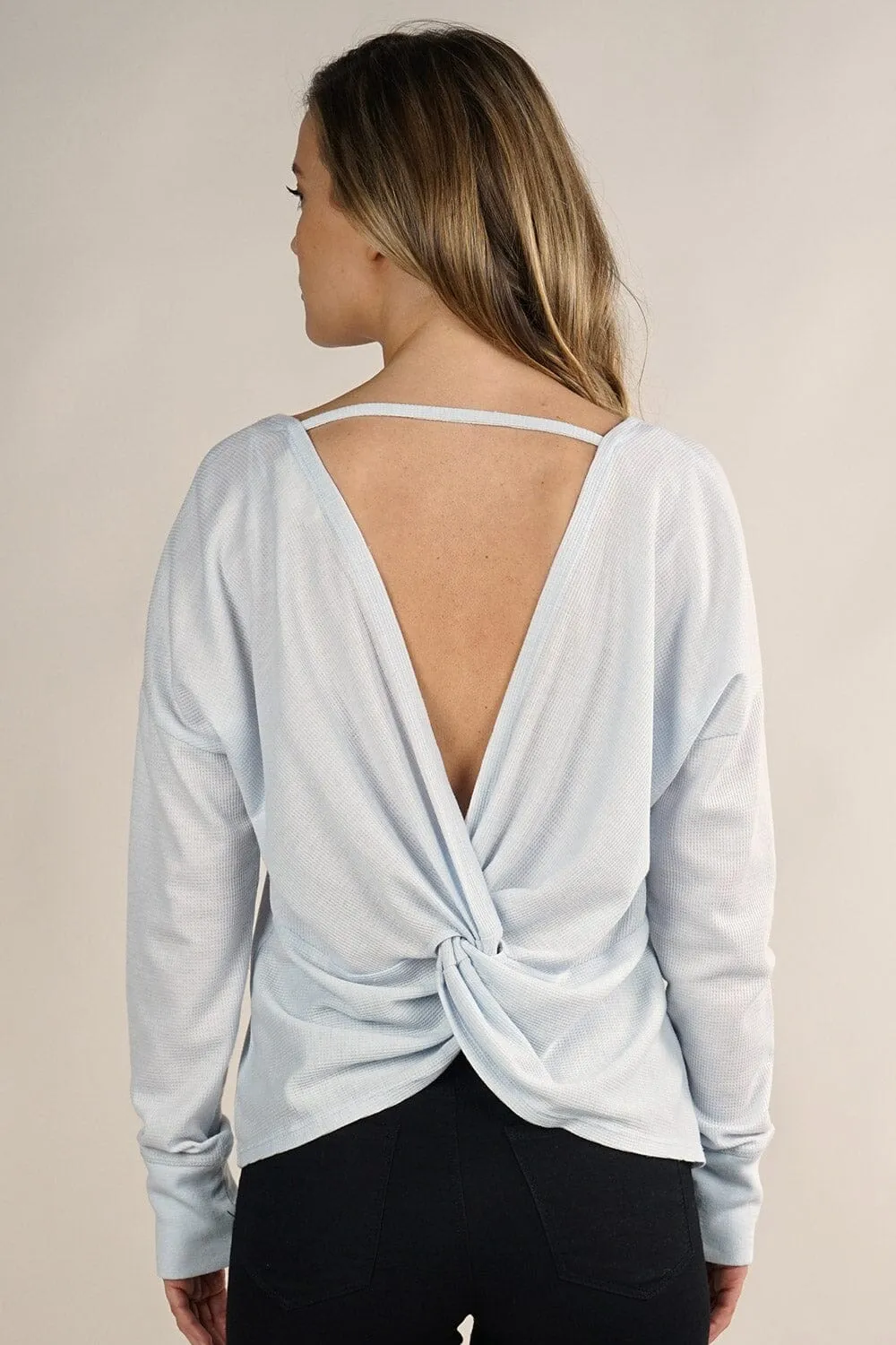 Downward Dog Open Back Thermal Top