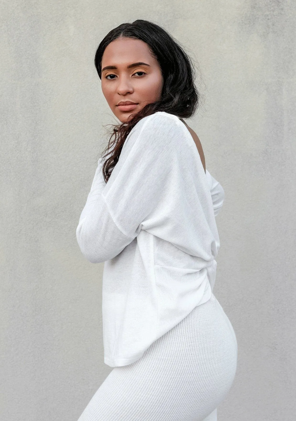 Downward Dog Open Back Thermal Top