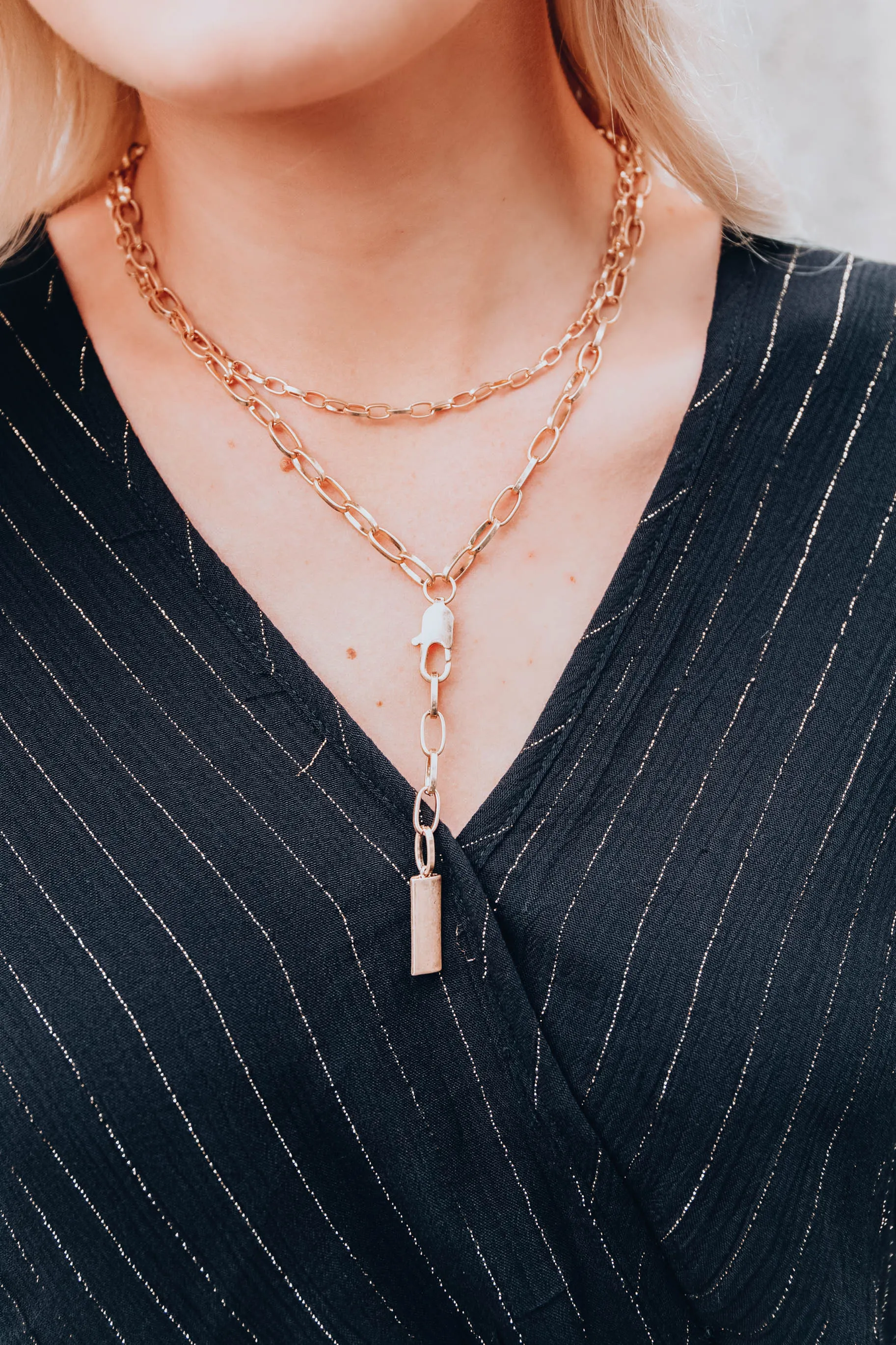 Dream State Layered Necklace - Gold