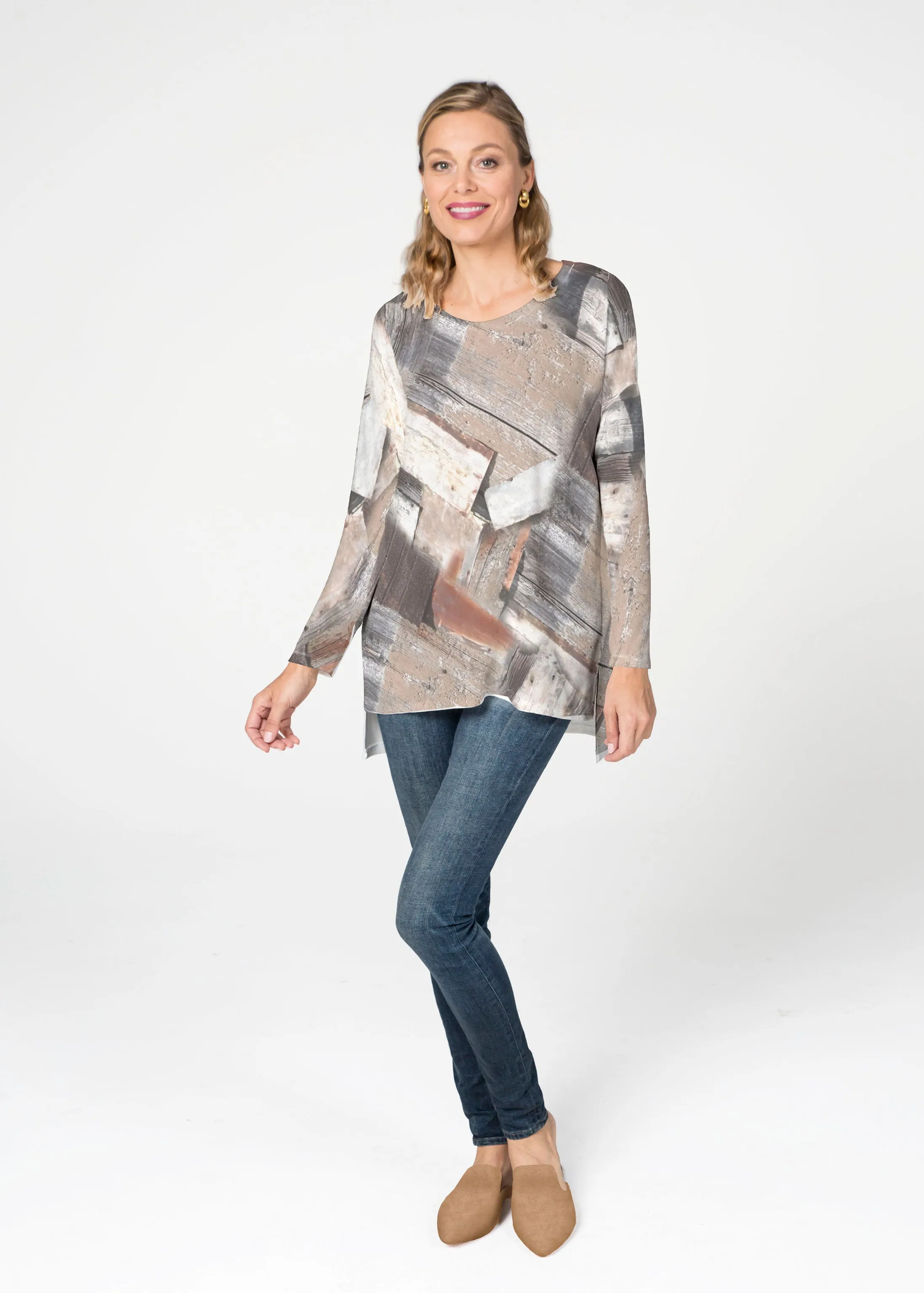 Driftwood (24013) ~ Slouchy Butterknit Top