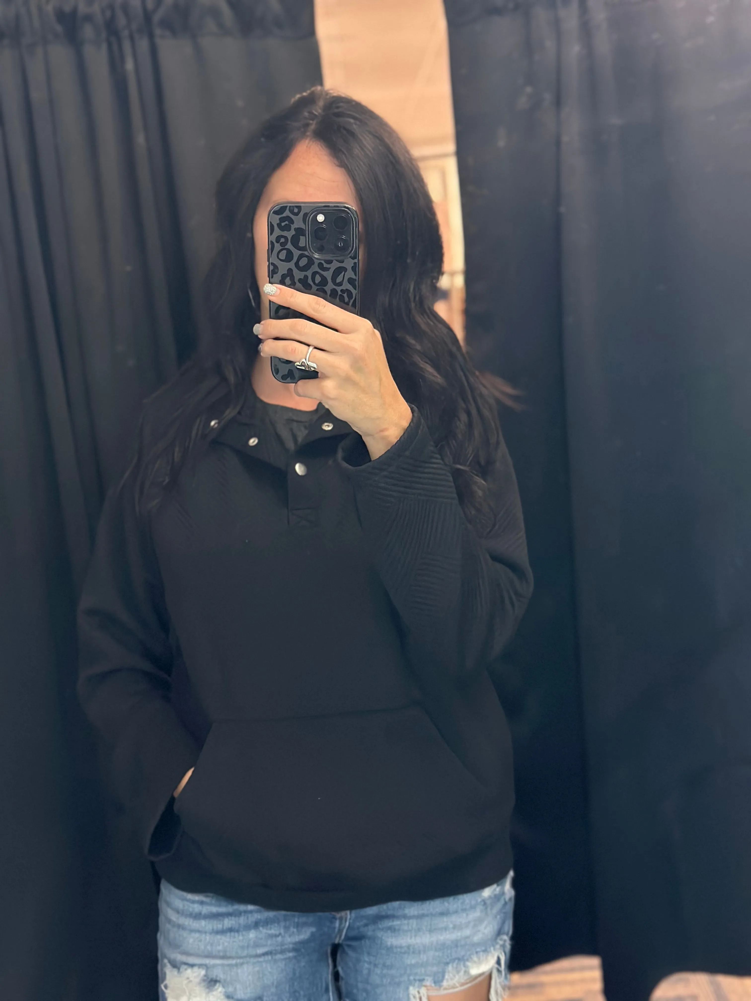 Easy Must Have Textured Pullover-2 Colors Available