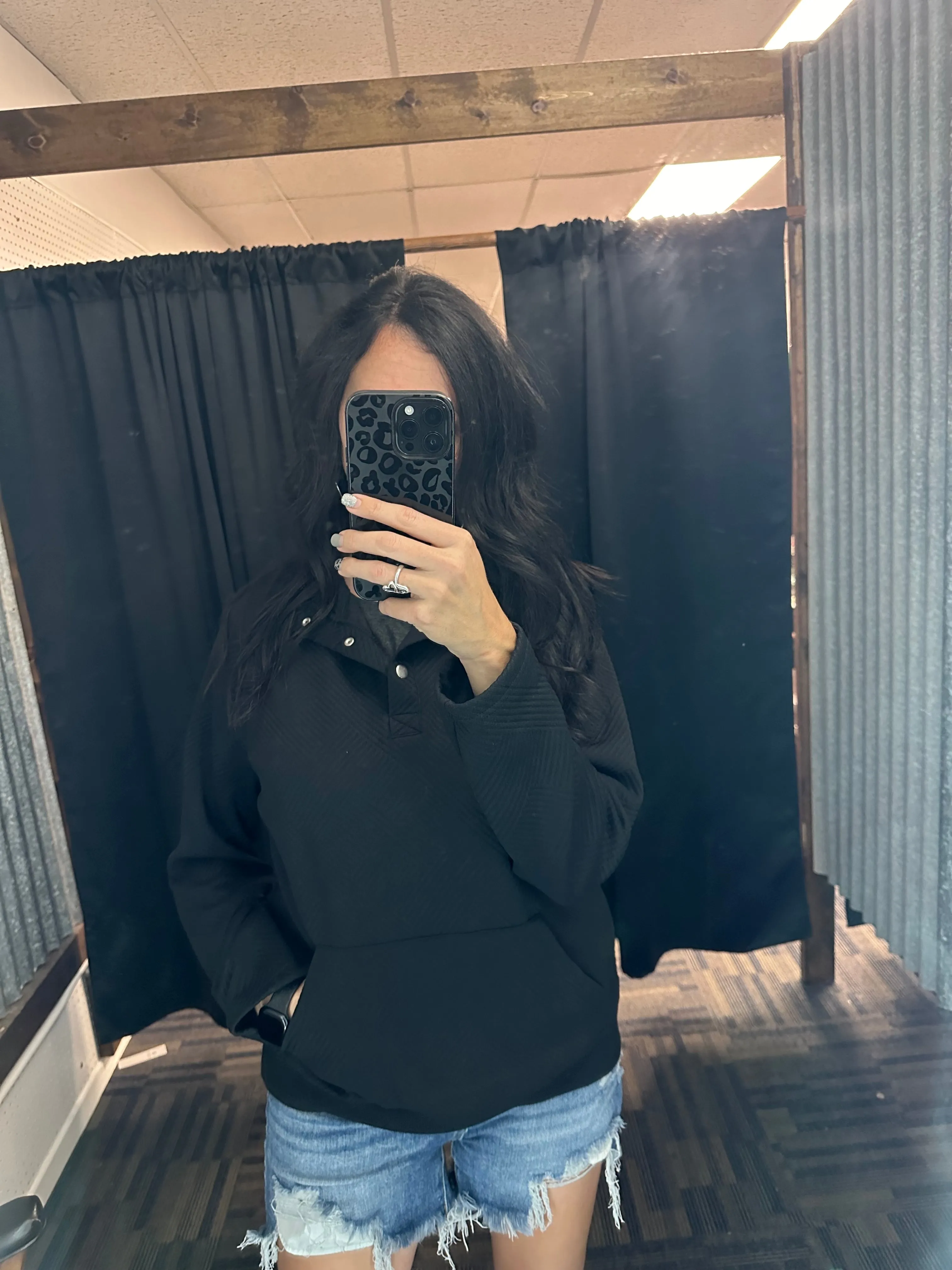 Easy Must Have Textured Pullover-2 Colors Available