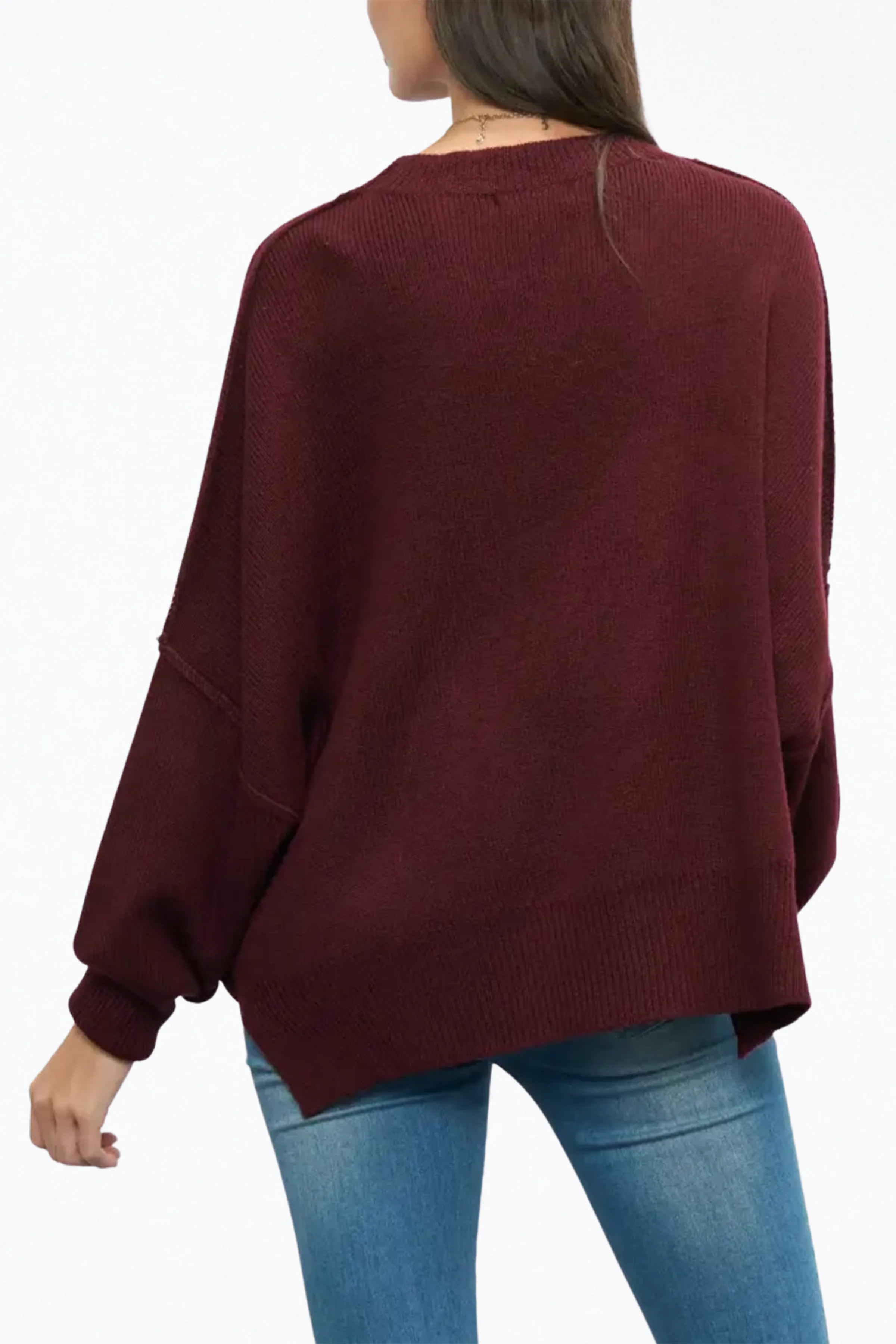 EASY SLOUCHY TUNIC SWEATER