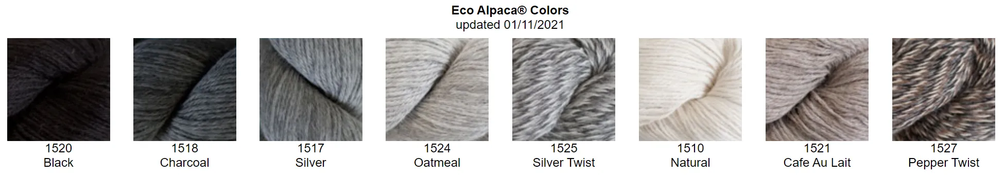 Eco Alpaca and Pure Alpaca Worsted Yarn