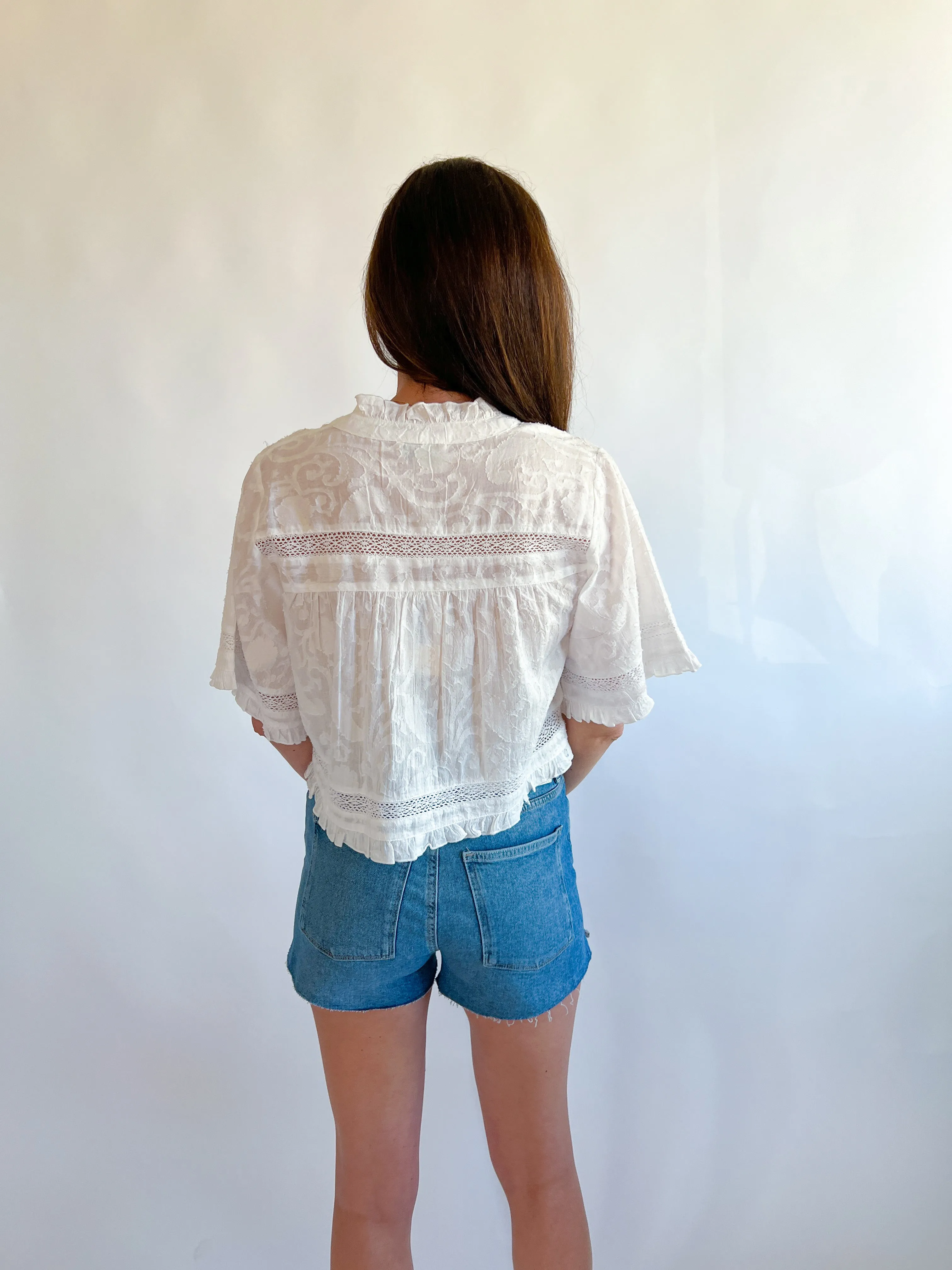 Einat Eyelet Top