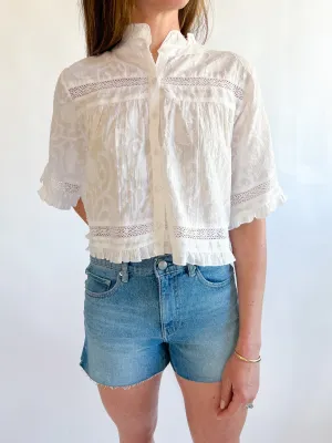 Einat Eyelet Top