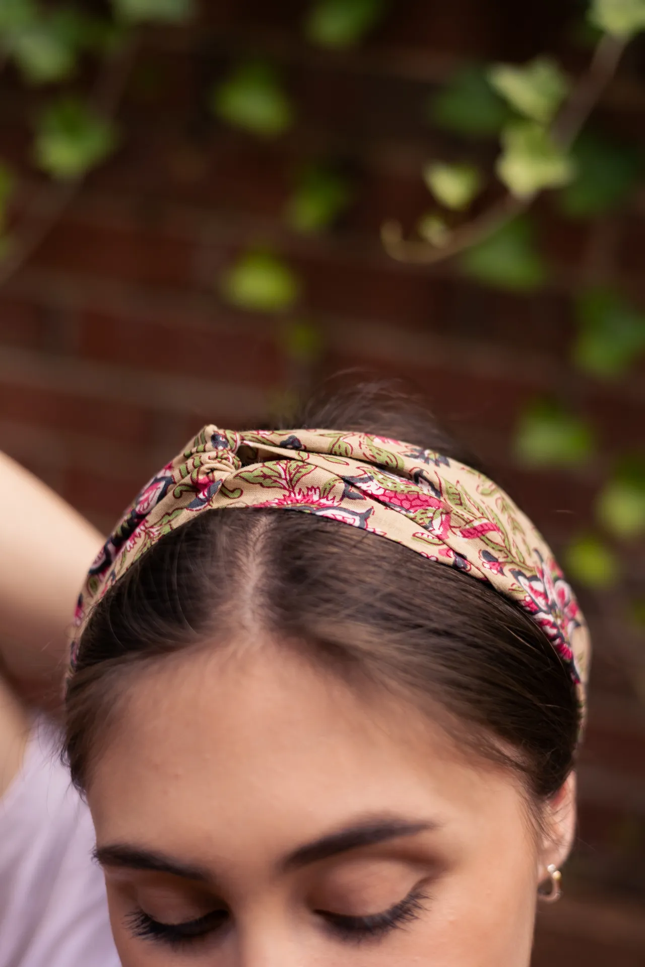 Elena Floral Soft Knot Headband