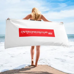 Entrepreneur Empire Towel - Red Logo