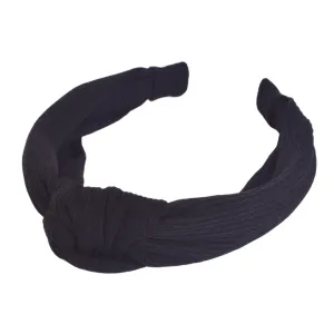 Essential Knotted Headband (Black)