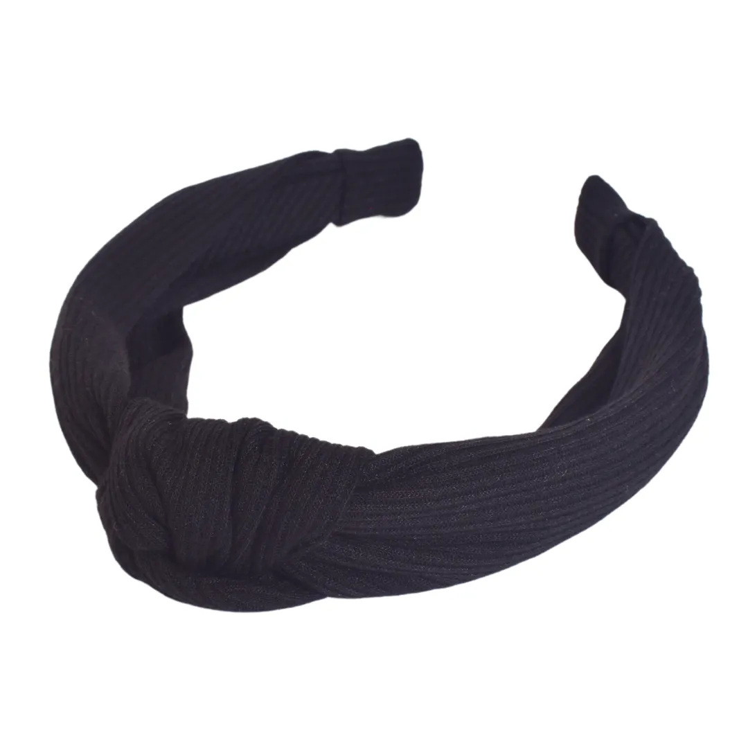Essential Knotted Headband (Black)